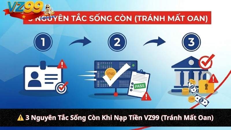 3 Nguyên Tắc Sống Còn Khi Nạp Tiền VZ99 (Tránh Mất Oan)
