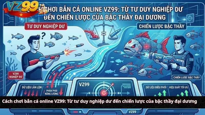Cách chơi bắn cá online VZ99: Từ tư duy nghiệp dư đến chiến lược của bậc thầy đại dương