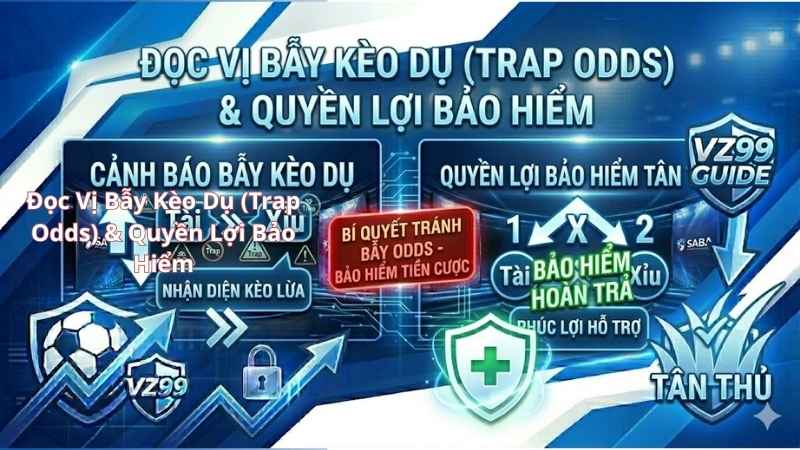 Đọc Vị Bẫy Kèo Dụ (Trap Odds) & Quyền Lợi Bảo Hiểm