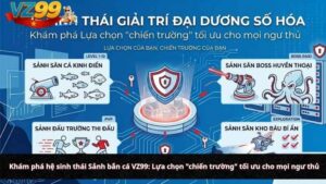 Khám phá hệ sinh thái Sảnh bắn cá VZ99: Lựa chọn "chiến trường" tối ưu cho mọi ngư thủ